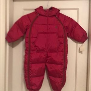 Polo Pink baby girl snowsuit...SUPER CUTE!!